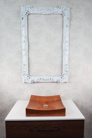 House Lux drveni lavabo Nera