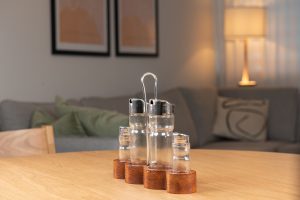 House Lux set za ulje, sirće, so i biber